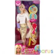 Кукла 29 см София руки и ноги сгиб, мелки для волос и расческа, в кор КАРАПУЗ в кор.24шт | фото №0