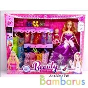 Кукла 29см с набором одежды, в ассорт. 5533A в кор. в кор.2*24шт | фото №0