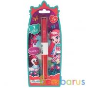 Косметика для девочек ЭНЧЕНТИМАЛС блеск для губ 2 цвета красн малинов блист МИЛАЯ ЛЕДИ в кор.4*24шт | фото №0