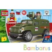 ВПК конструктор бронемашина тигр на параде, 110 дет. (легко собрать) Город мастеров в кор.36шт | фото №0