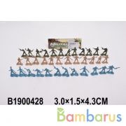 Набор солдатиков в пак. в кор.4*135шт | фото №0