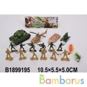 Набор солдатиков с техникой и аксесс. в пак. в кор.2*96шт | фото №0