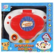 ИГРУШКА РАЗВИВАЮЩ. НА БАТ. "ВОЛШЕБНОЕ ЗЕРКАЛО" СВЕТ+ЗВУК 7133 В РУСС. КОР. 26*25*6СМ в кор.2*18шт | фото №0