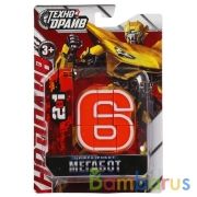 Робот трансформирующийся в цифру 6, 17,5*12*2,5см ТЕХНОДРАЙВ в кор.180шт | фото №0