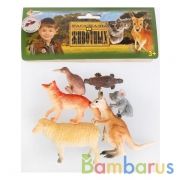 НАБОР ИЗ 6-И ЖИВОТНЫХ АВСТРАЛИИ "ИГРАЕМ ВМЕСТЕ" В АССОРТ. В ПАК. С РУСС. ХЕДЕРОМ в кор.3*24наб | фото №0