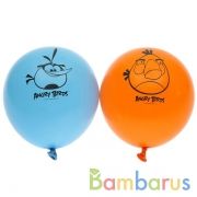 ШАРИК НАДУВНОЙ 12" С РИС. ANGRY BIRDS УП-50ШТ | фото №0