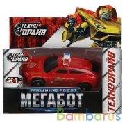 Машина трансформирующаяся, кор.15,5*8,5*6см технодрай ТЕХНОДРАЙВ в кор.2*120шт | фото №0