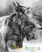 РИСОВАНИЕ ПО НОМЕРАМ НА ХОЛСТЕ, ПРЕДАННОСТЬ, РАЗМЕР 40*50 в кор.22шт | фото №0