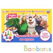 Настольная игра-ходилка Приключения на кухне. Буба. Умные игры в кор.20шт | фото №0