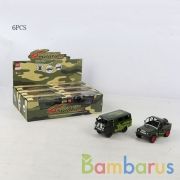 Машина инерц. военная, в ассорт. в кор. в дисплее уп-6шт в кор.2*15уп | фото №0