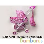 Коляска люлька, с сумкой в пак. в кор.2*12шт | фото №0