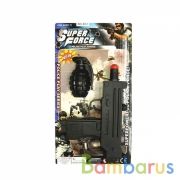 Автомат-трещотка + граната на карт. в кор.2*216шт | фото №0