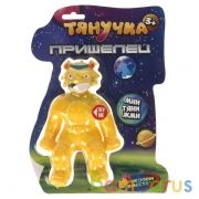 Игрушка антистресс тянучка пришелец желтый, в блистере ИГРАЕМ ВМЕСТЕ в кор.48шт | фото №0