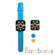 Музыкальные часики Синий ТРАКТОР 25 песен,фраз,звуков.блист.бат. Умка в кор.2*90шт | фото №0