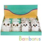 Игрушка мягкая сова 11см, без чипа, в ассорт. в кор. в дисплее Мульти-пульти уп-12шт в кор.8уп | фото №0