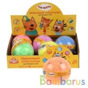 Шариковый пласт. MultiArt  Три Кота 12гр/шар 9,5см, глаза, 6 асс.цв/диспл. уп-6шт в кор.8уп | фото №0