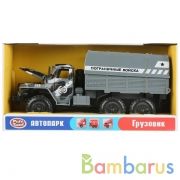 Машина погран. войска, свет+звук, открыв. двери, съем.тент 9464E в русс. кор. 25*10*9см в кор.2*12шт | фото №0