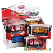 МАШИНА "ТЕХНОПАРК" МЕТАЛЛ. "СПЕЦТЕХНИКА" 11СМ, В АССОРТ. В КОР. В ДИСПЛЕЕ УП-12ШТ в кор.6уп | фото №0