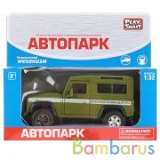 МАШИНА ИНЕРЦ. ДЖИП/ ДЖИП ПОЛИЦИЯ ДПС/ ПОЖАРНАЯ, ОТКРЫВ. ДВЕРИ, В АССОРТ. В РУСС. КОР. в кор.2*108шт | фото №0