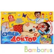 Игра настольная "супер доктор", в кор ИГРАЕМ ВМЕСТЕ в кор.2*18шт | фото №0