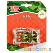 МОДЕЛЬ ЗРК БУК "ТЕХНОПАРК" МЕТАЛЛ. 7,5СМ, ЦВЕТ В АССОРТ. НА БЛИСТЕРЕ (РУСС. УП.) в кор.2*144шт | фото №0