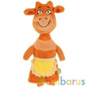 Игрушка мягкая Оранжевая корова мама, 27 см, без чипа, в пак. Мульти-пульти в кор.24шт | фото №0