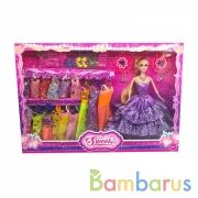 Кукла с набором одежды и аксесс., в ассорт. YM108B в кор. в кор.2*15шт | фото №0