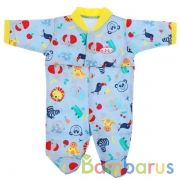 Одежда для кукол 40-42см комбинезон с шапкой зверята КАРАПУЗ в кор.100шт | фото №0