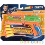 Бластер стреляющий мягкими пулями, блистер 25*21*5см ТМ "ИГРАЕМ ВМЕСТЕ" в кор.2*96шт | фото №0