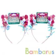 Аксессуары д/девочек ЭНЧЕНТИМАЛС ободок ушки с цветами в пак. МИЛАЯ ЛЕДИ уп-10шт в кор.50уп | фото №0