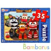 Робот Трейнс. Макси-пазлы  в коробке. Пазл 35 деталей. Умные игры в кор.24шт | фото №0