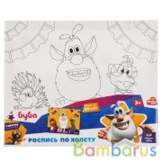 Набор д/тв-ва БУБА холст для росписи по контуру 20*25 MultiArt в кор.48шт | фото №0