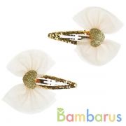 Аксессуары д/девочек СКАЗОЧНЫЙ ПАТРУЛЬ заколки с украш. бантики, 2шт МИЛАЯ ЛЕДИ уп-10шт в кор.100уп | фото №0