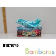 Самолет на бат. свет+звук 8810 в кор. в кор.2*60шт | фото №0