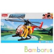 КОНСТРУКТОР ПЛАСТ. ВЕРТОЛЕТ С ФИГУРКОЙ, 100ДЕТ. В РУСС. КОР. в кор.72шт | фото №0