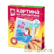 КАРТИНА ИЗ СЕРПАНТИНА УЧИМСЯ ПЛАВАТЬ в кор.40шт | фото №0