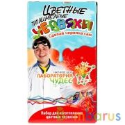 ЮНЫЙ ХИМИК. НАБОР ДЛЯ ОПЫТОВ И ЭКСПЕРИМЕНТОВ "ЦВЕТНЫЕ ПОЛИМЕРНЫЕ ЧЕРВЯКИ" в кор.16шт | фото №0