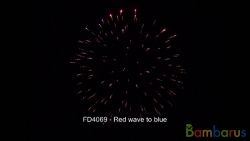 FD4069 RED WAVE TO BLUE | фото №0