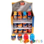 Машина металл Камаз строительная техника 7,5см в яйце в дисплее "Технопарк" уп-36шт в кор.2*3уп | фото №0