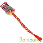 Аксесс д/девочек СКАЗОЧНЫЙ ПАТРУЛЬ резинка с косой/бантом(роз/оранж/желт)МИЛАЯ ЛЕДИуп-10шт в кор50уп | фото №0