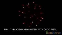 fr4117 DIADEM CHRYSANTHEM WITH COCO PISTIL | фото №0