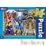 Тоботы. Пазлы классические в коробке. Пазл 80 деталей. Умные игры в уп.16шт в кор.8уп | фото №0
