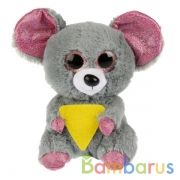 Игрушка мягкая Мышка с сыром, 15см без чипа в пак. Мульти-пульти в кор.24шт | фото №0