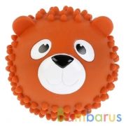 Пластизоль для купания "КАПИТОШКА" мячик-медведь, коричневый, 8см в сетке (русс. уп.) в кор.2*50шт | фото №0