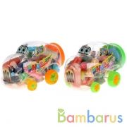 Набор тесто д/лепки MultiArt Машинка 20цв.х24г в пак. с аксесс в плас.банке 21x12.5x14см в кор.4*6шт | фото №0