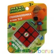 Логическая игра "Ми-ми-мишки" кубик 3х3 тм "играем вместе", блистер ТМ "ИГРАЕМ ВМЕСТЕ" в кор.2*60шт | фото №0
