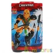 Конструктор "город мастеров" самурай в банке, 53дет. Город мастеров в кор.2*48шт | фото №0