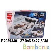 Конструктор пласт. машинка, 428дет. в кор. в кор.12шт | фото №0