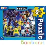 ТОБОТЫ. Пазлы классические в коробке. Пазл 60 деталей. Умные игры в кор.24шт | фото №0