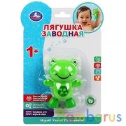 Заводная игрушка для ванны лягушка на блистере Умка в кор.2*72шт | фото №0